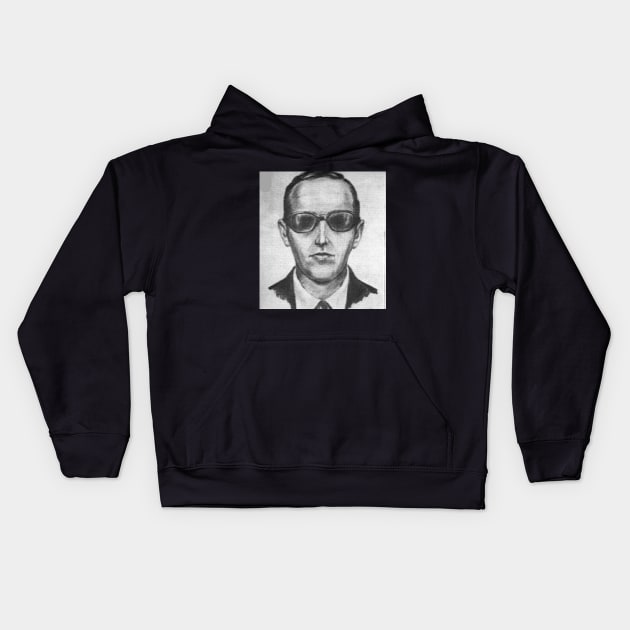 D.B. Cooper Kids Hoodie by Warped_Space_SciFi